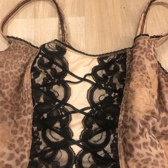 Sexy corset be on the wild side black tease lace adjustable straps - Picture 3 of 4